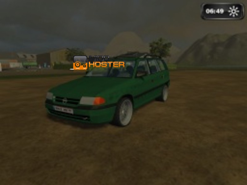 Here's an Opel Astra F Caravan for driving around and exploring Map