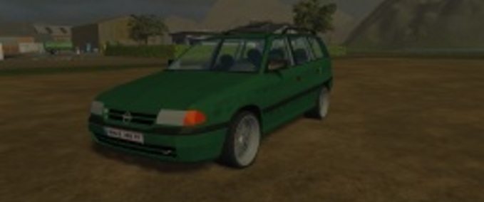 Here's an Opel Astra F Caravan for driving around and exploring Map