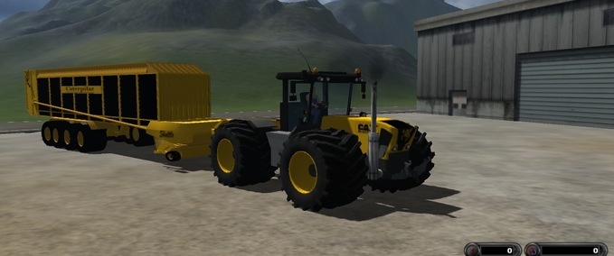 Cat-shuttle-ladewagen
