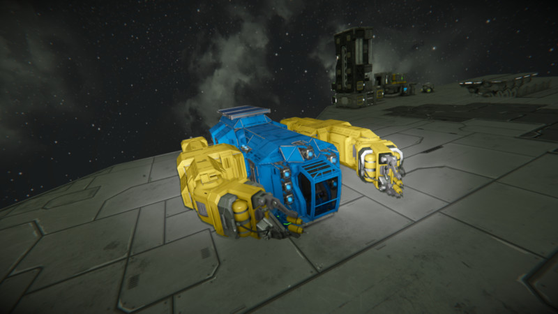 Space Engineers Utility Ship Ion Engines V 1 0 Blueprint Ship