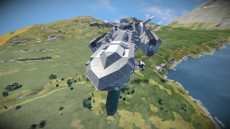 Space Engineers Esdf Cerberus Battlecruiser V Blueprint Ship