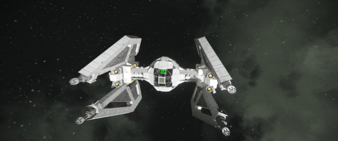 Space Engineers Tie Intercepter V Blueprint Ship Small Grid