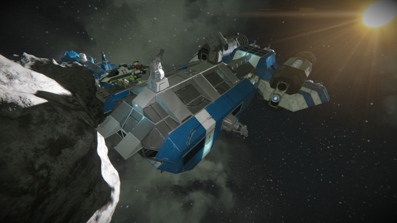 Space Engineers Blue Ambassador Explorer V Blueprint Ship Large