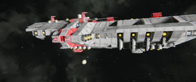 Space Engineers Light Cruiser Support Ship V Blueprint Ship