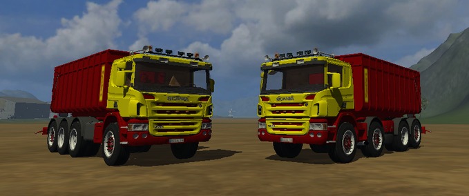 SCANIA P420 in 2 Versionen & Agroliner Container Mod Image