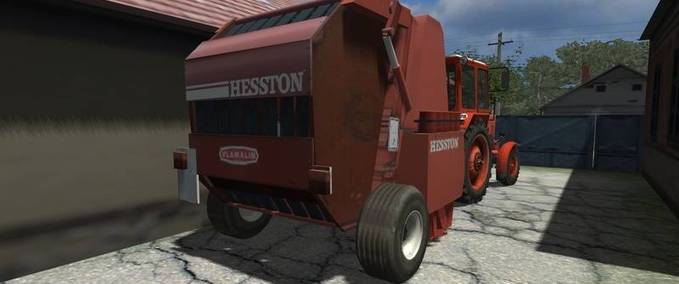 Pressen Hesston 5580 Landwirtschafts Simulator mod
