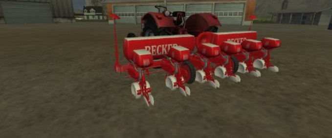 Saattechnik Becker Maissähmaschine Landwirtschafts Simulator mod