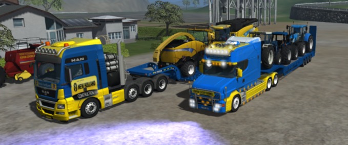 Mod Packs New Holland truck pack Landwirtschafts Simulator mod
