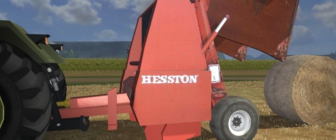 Pressen Hesston 5580 Baler Landwirtschafts Simulator mod