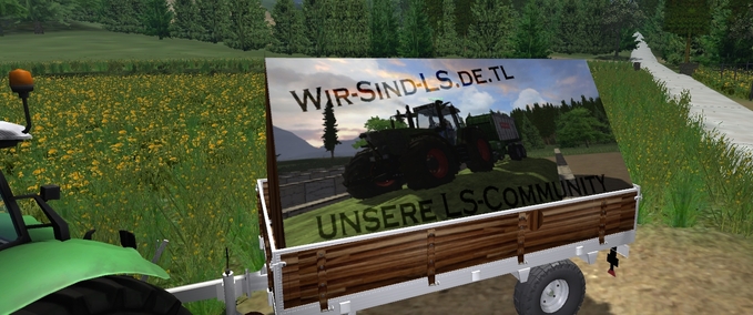 Sonstige Anhänger Werbewagen  Landwirtschafts Simulator mod