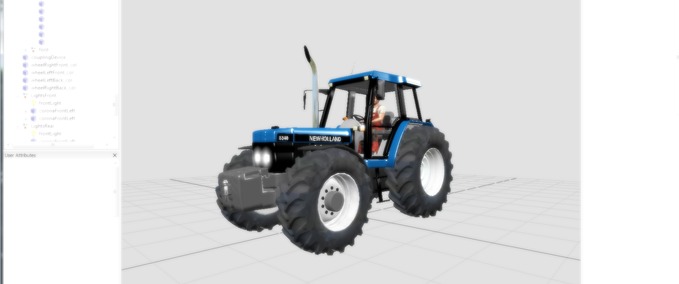 Ford FORD 8340 blue Landwirtschafts Simulator mod