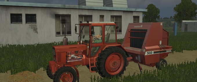 Pressen Hesston 560 Landwirtschafts Simulator mod
