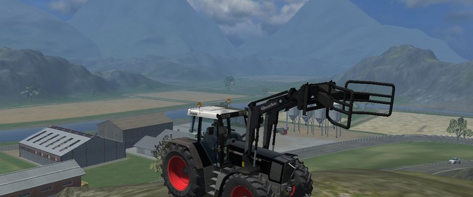 Frontlader Quicke Unigrip Rundballenzange Landwirtschafts Simulator mod