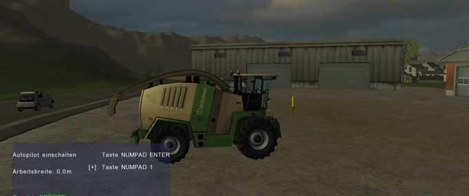 Krone Krine BigX1000 mit Autopilot Landwirtschafts Simulator mod