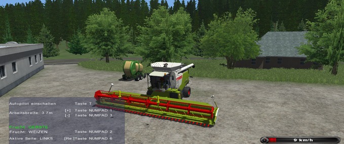 Lexion Lexion 770 mit Autopilot Landwirtschafts Simulator mod