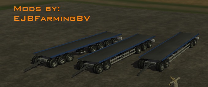 Container & Mulden trailers for HKL truck  Landwirtschafts Simulator mod