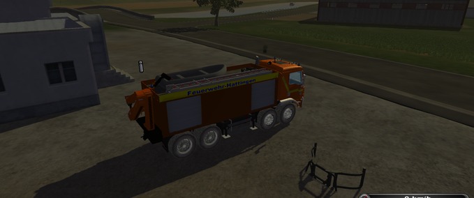 Feuerwehr LKW mit Kran und Seilwinde  Mod Image