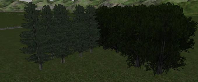 Maps LeereMap + Staßennetz + Texturbäume Landwirtschafts Simulator mod