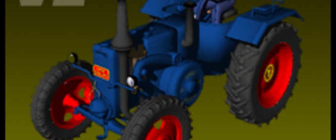 Oldtimer Lanz Bulldog D 7506 Landwirtschafts Simulator mod