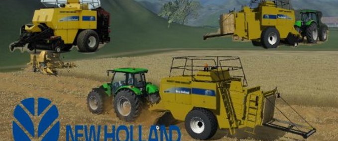 Pressen NEW HOLLAND BB 980 Landwirtschafts Simulator mod