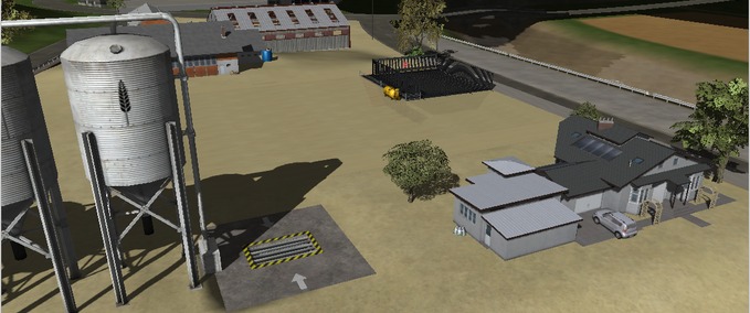 Gebäude mit Funktion Tiefgarage mit Aufzug Landwirtschafts Simulator mod