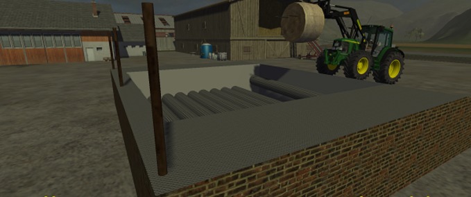 Gebäude mit Funktion Ballenschredder V1 Beta  Landwirtschafts Simulator mod