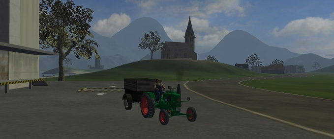 Oldtimer Lanz D1705 mit extras Landwirtschafts Simulator mod