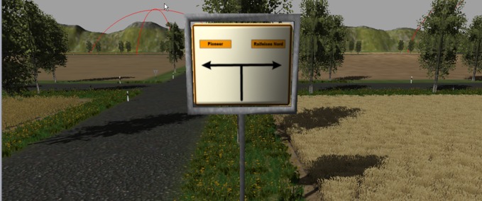 Objekte Hinweisschilder Landwirtschafts Simulator mod