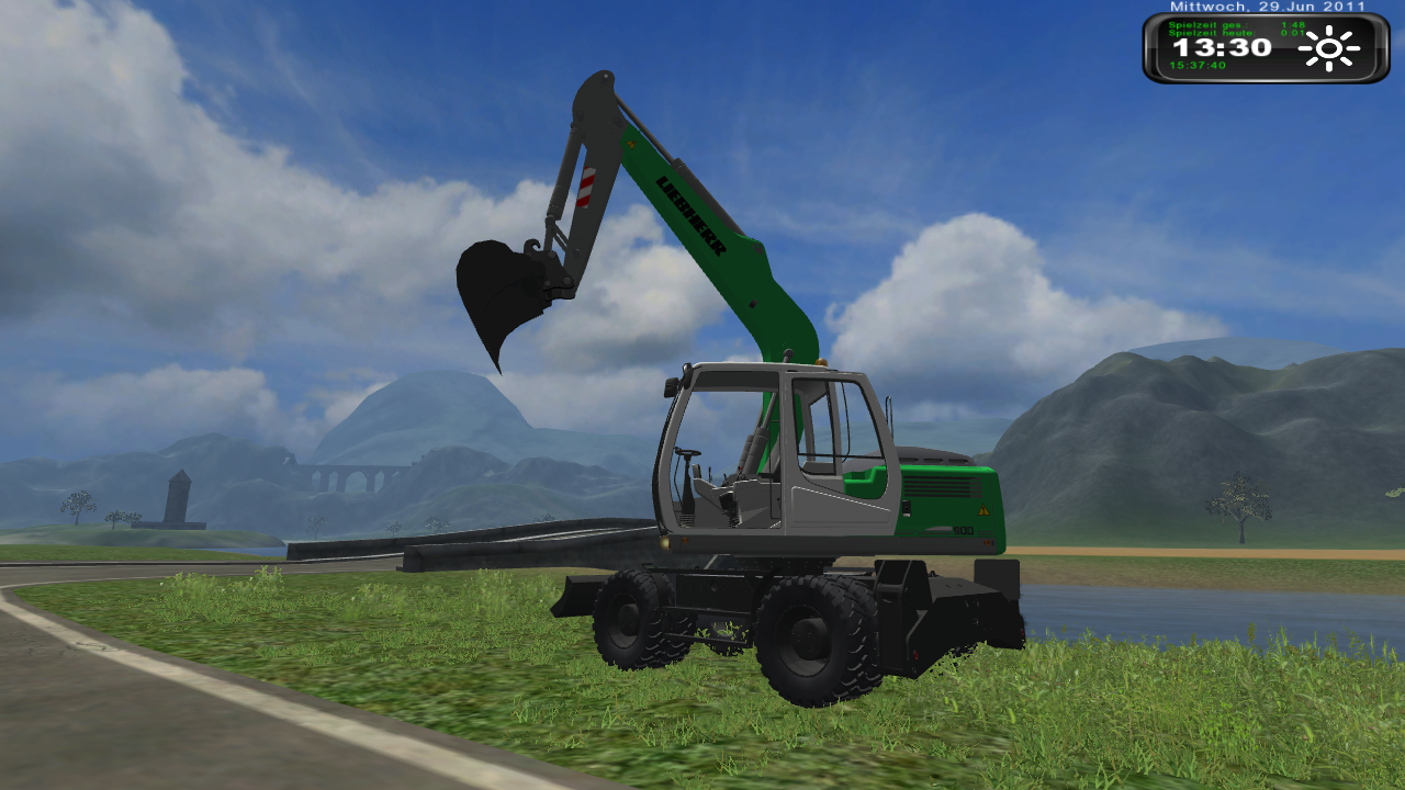 Liebherr excavator - Thumbnail 1
