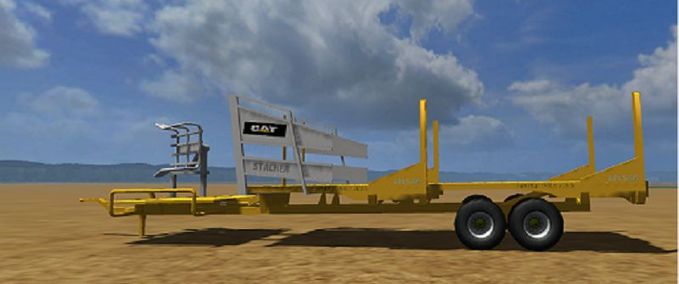 Ballentransport Cat Autostack48 Landwirtschafts Simulator mod