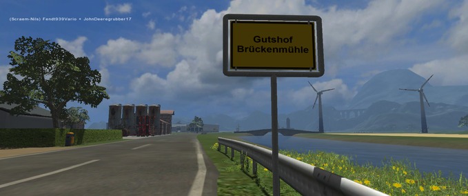 Maps Gutshof Brückenmühle Landwirtschafts Simulator mod
