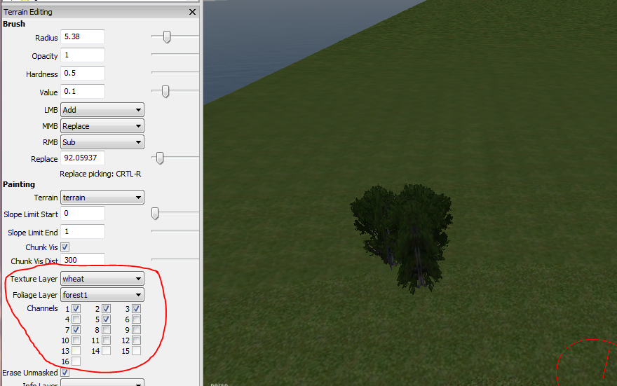Empty map with trees /new grass texture - Thumbnail 1