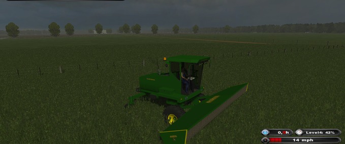 Ostalgie John Deere Skinned Class Maxi-Swather Mower Blade  Landwirtschafts Simulator mod