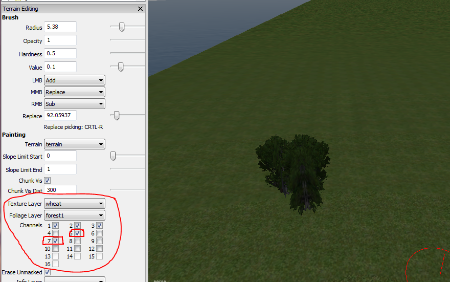 Saw standard map with six trees to - Thumbnail 1