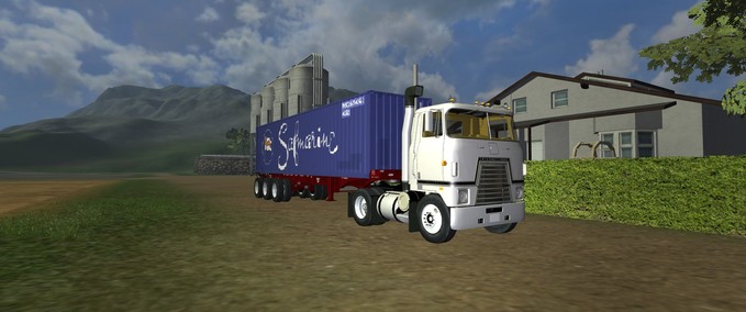 Auflieger container Landwirtschafts Simulator mod