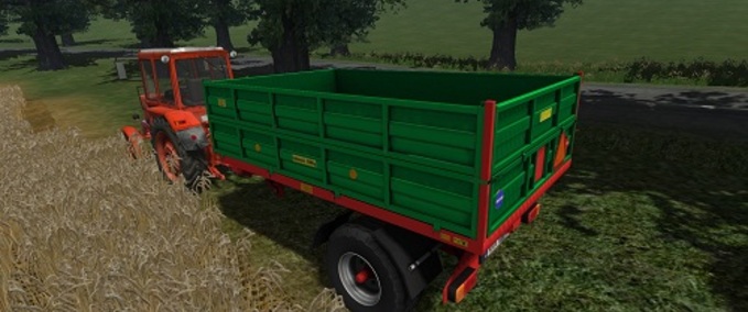 Tandem 5,5t Einachs-Anhänger (pótkocsi) Landwirtschafts Simulator mod