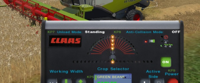 Scripte AP Combine Mod mit Claas HUD Landwirtschafts Simulator mod