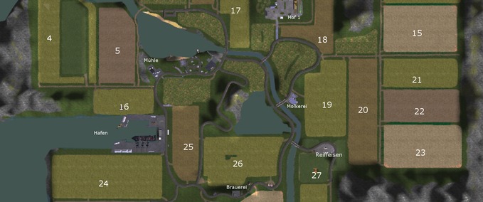 4fach Maps Big in Paradiesmulti mit BGA Landwirtschafts Simulator mod