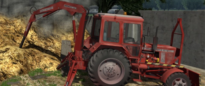 MTZ / MTS MTZ 572 mit KCR lader  Landwirtschafts Simulator mod