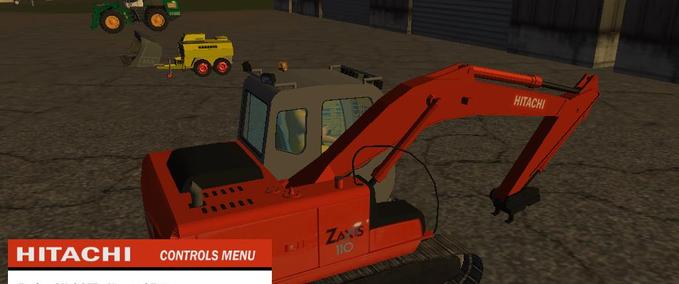 Bagger & Radlader Hitachi ZX110 Landwirtschafts Simulator mod