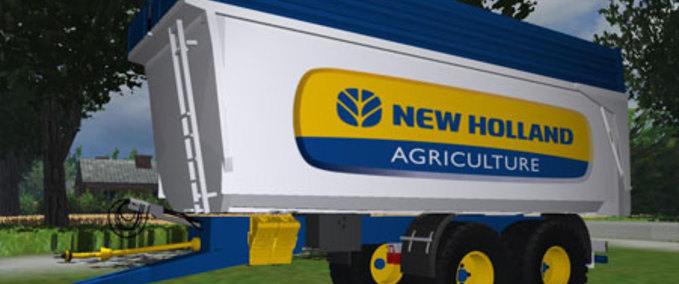 Tandem New Holland Agriculture Trailer Landwirtschafts Simulator mod