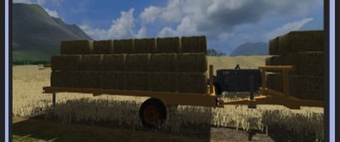 Ballentransport Small Bale Trailer Landwirtschafts Simulator mod