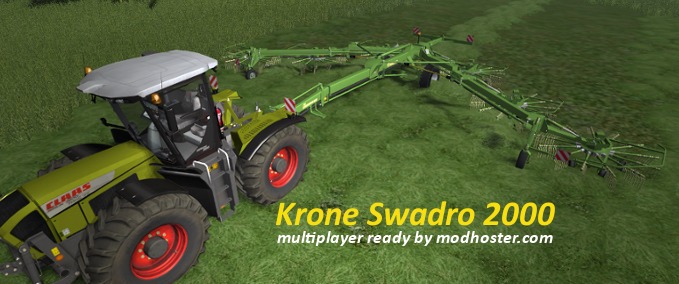 Schwader & Wender Krone Swadro 2000 Landwirtschafts Simulator mod