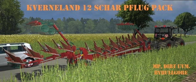 Pflüge Kverneland Pflugpack PW RW Packomat 12 Schar Landwirtschafts Simulator mod