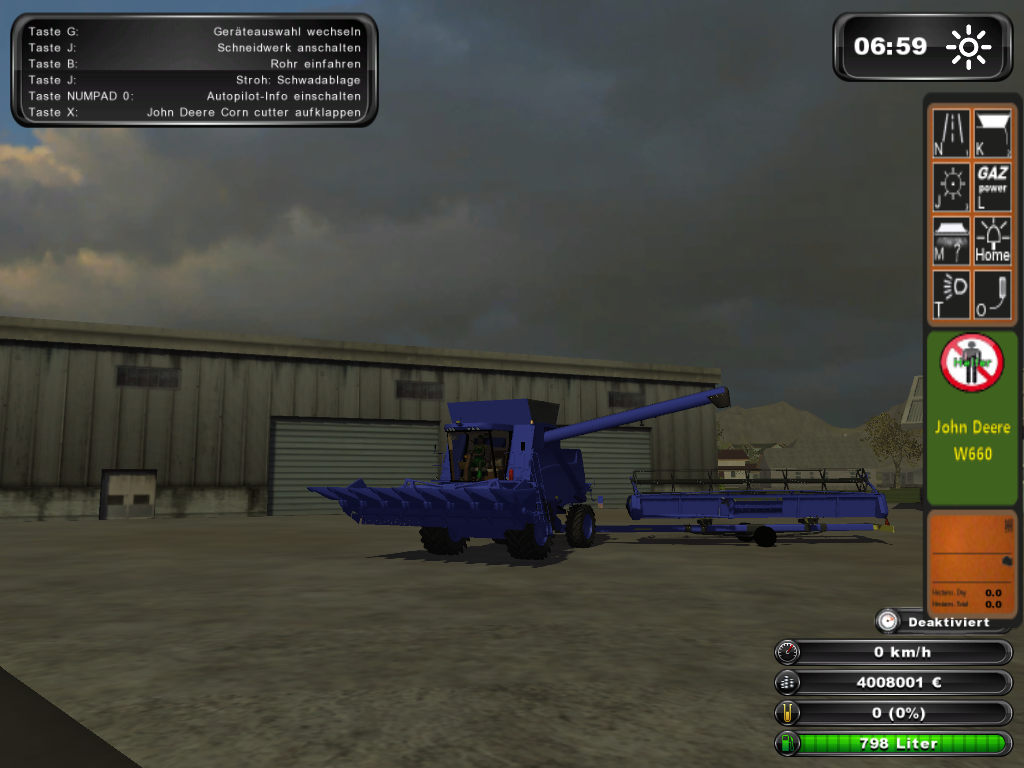 John Deere W660 Blue Pack - Thumbnail 1