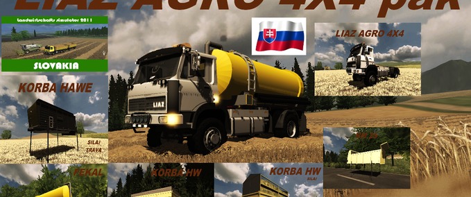 Tatra LIAZ Agro Pack 4x4 V3 Farming Simulator mod