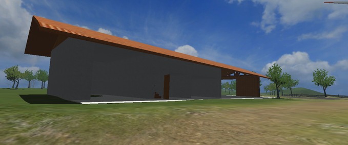 Gebäude Halle mit Dachboden Landwirtschafts Simulator mod