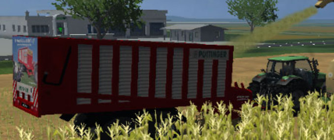 Ladewagen Poettinger Jumbo Combiline 6610D Landwirtschafts Simulator mod