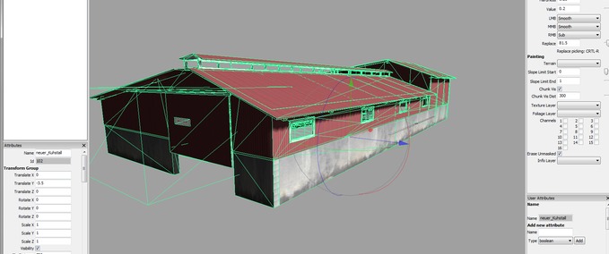 Gebäude mit Funktion Real World vs Playable Kuhstall Landwirtschafts Simulator mod