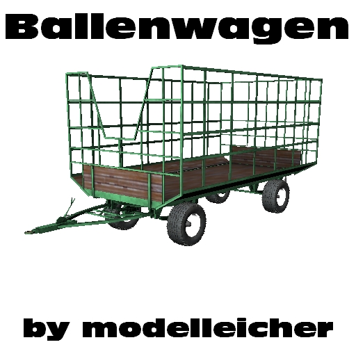 Drehschemel Ballenwagen - Thumbnail 1